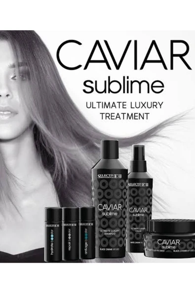 SELECTİVE PROFESSİONAL Selective Caviar Sublime Ultimate Luxury Şampuan 1000ml 8027483737010 - Resim 2