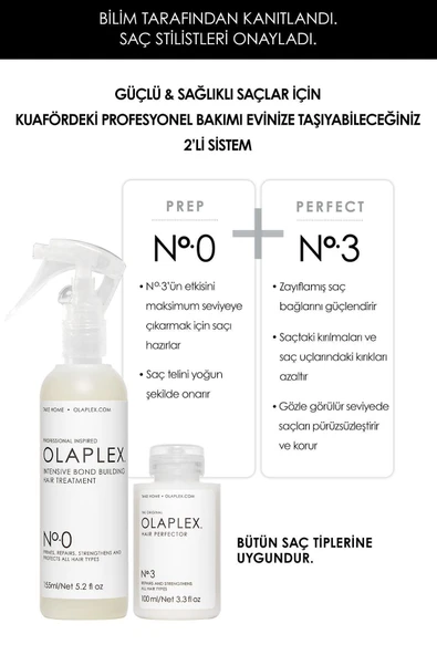 OLAPLEX The Complete Hair Repair System - Bağ Güçlendirici & Saç Onarıcı Saç Bakım Seti - Resim 3