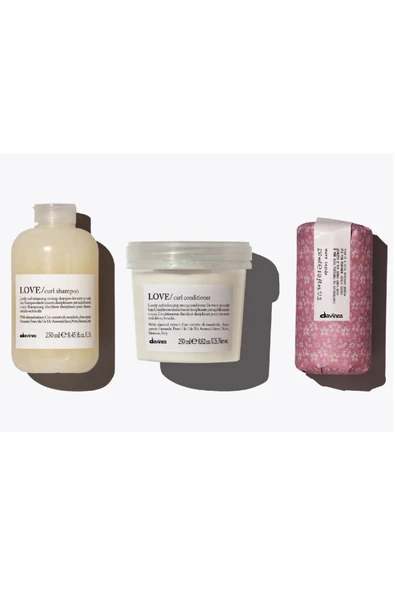DAVİNES Love Bukle Yapılandırıcı Belirginleştirici Set Şampuan + Saç Kremi + Serum Keykuaför