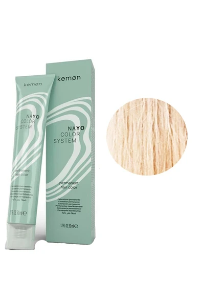 KEMON Amonyaksız Nayo Color 10,23 Platin Sarı Bej Dore Saç Boyası 50 ml 8020936049692