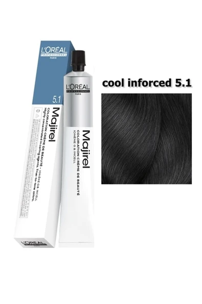 L'OREAL PROFESSİONNEL Loreal Majirel Saç Boyası 5.1 Cool Inforced Soğuk Tonlar 50ml ürün görseli
