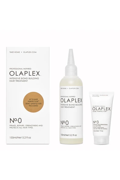 OLAPLEX No.0 Intensive Bond Building Yoğun Bağ Onarıcı Saç Bakım Kiti