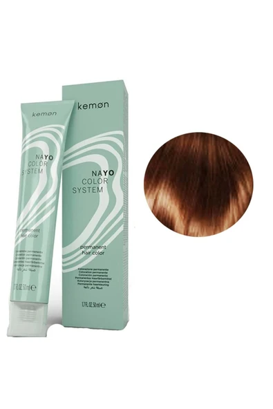 KEMON Amonyaksız Nayo Color 5,45 Açık Kestane Bakır Kızıl Saç Boyası 50 ml 8020936049494 ürün görseli