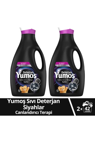 Sıvı Bakım Çamaşır Deterjanı Siyah Ve Koyu Renkli Giysiler Için 2520 ml 2 Adet