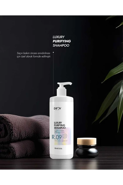 DROV KOZMETİK LUXURY PURİFYİNG 1000ML ARINDIRICI ŞAMPUAN ULTRA CLEANER ürün görseli