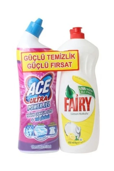 Çamaşır Suyu 810 +fairy Bulaşık Deterjanı 650 Ml