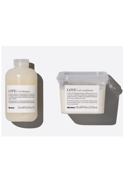 DAVİNES Love Mükemmel Bukle Nemlendirici Set Şampuan + Saç Kremi Keykuaför