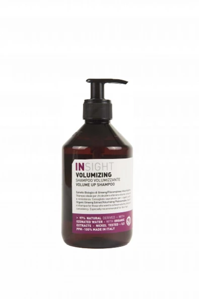 INSİGHT Hacim Veren Şampuan (VOLUME UP SHAMPOO) 400 ml