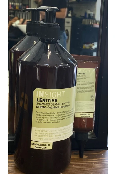 MİRON KOZMETİK Insight Lenitive Dermo Calming Saç Derisi Bakım Şampuanı 900 Ml+ınsight Sakinleştirici Krem 100 Ml