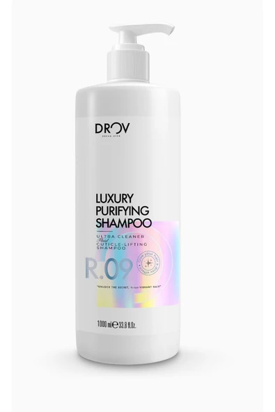 DROV KOZMETİK LUXURY PURİFYİNG 1000ML ARINDIRICI ŞAMPUAN ULTRA CLEANER - Resim 2