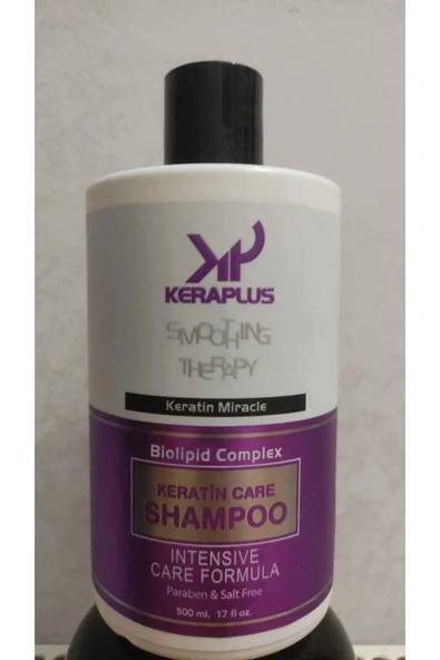 KERAPLUS Keratin Bakım Şampuanı 500 Ml Tuzsuz Sülfatsız - Resim 3
