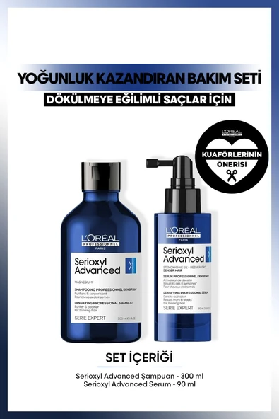 L'OREAL PROFESSİONNEL Serie Expert Serioxyl Advanced Yoğunluk Kazandıran Bakım Seti