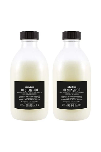 DAVİNES Oi/oil Tüm Saç Tipleri Için Sülfatsız Bakım Şampuanı 280 ml X 2 Adet - 1