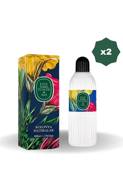 EYÜP SABRİ TUNCER HATIRALAR KOLONYASI 400 ML - (2 ADET)