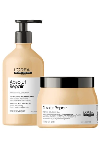 L'OREAL PROFESSİONNEL Loreal Serie Expert Absolut Repair Saç Bakım Seti