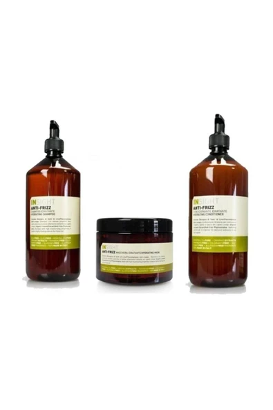 INSİGHT Anti-frizz Şampuan 900ml+saç Kremi 900+maske 500