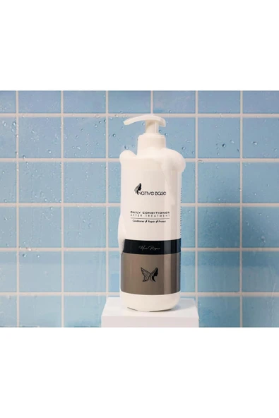NATİVE BASE Daily Conditioner Keratin Bakım Sonrası Devam Kremi 500 ml - Resim 2