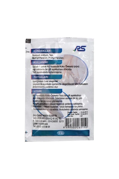 Rs Shoes Powder (AYAK KOKU Gİ?DERİ?Cİ?) - 4