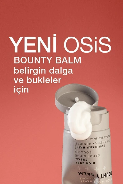 OSİS Bounty Balm Yoğun Bukle Kremi 150ml | Doğal Bukle, Kolay Tarama ve Yumuşacık Saçlar - Resim 3