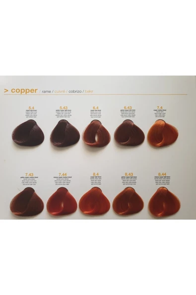 MİLKSHAKE Saç Boyası 150 Ml 5.4 Açık Kestane Bakır - Resim 2