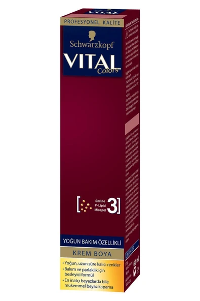 SCHWARZKOPF Colors Krem Saç Boyası 7-887 Metalik Bakır - 60 ml