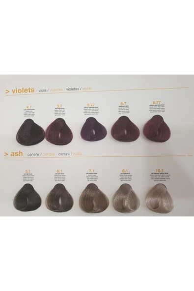 MİLKSHAKE Saç Boyası 150 Ml 5.7 Açık Kestane Viyole - Resim 2