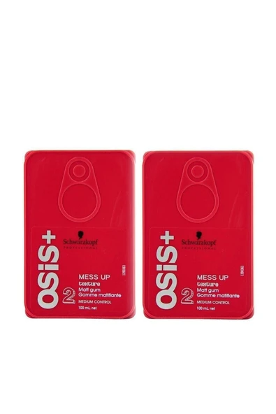 OSİS 2'li Saç Şekillendirici Mat Krem Wax - Mess Mat Up Gum 2 X 100 ml