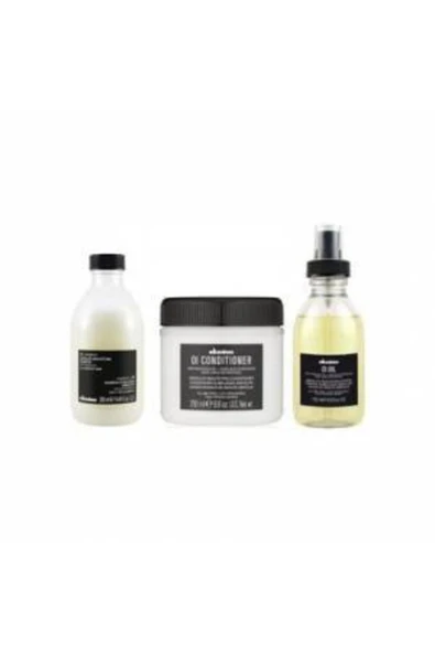 DAVİNES Oi/oil Sülfatsız Şampuan 280ml + Kremi 250 Ml+ Yağ 135 Ml Bakım Ürünü - 1