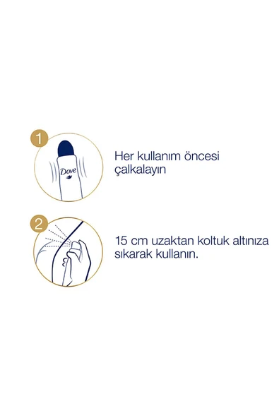 Kadın Sprey Deodorant Original 1/4 Nemlendirici Krem Etkili 150 ml X3 Adet - 7