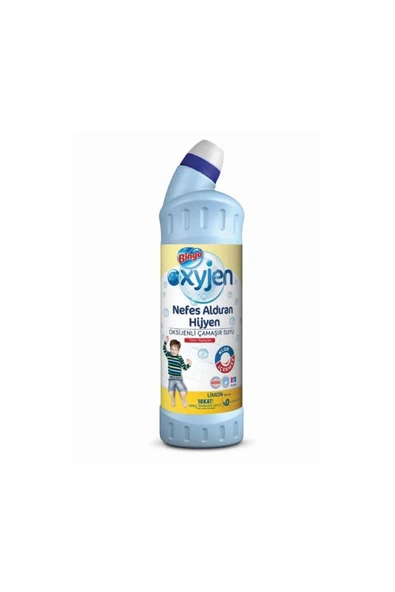 4'lü Bingo Çamaşır Suyu Oxygen 750ml. Limon Kokulu