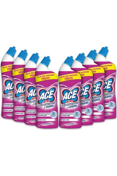 Ultra Power Jel Kıvamlı Ferahlık Etkisi Çamaşır Suyu 810 gr 12 Adet