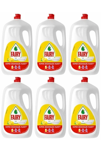 Sıvı Bulaşık Deterjanı Limonlu 2600 Ml 6 Adet