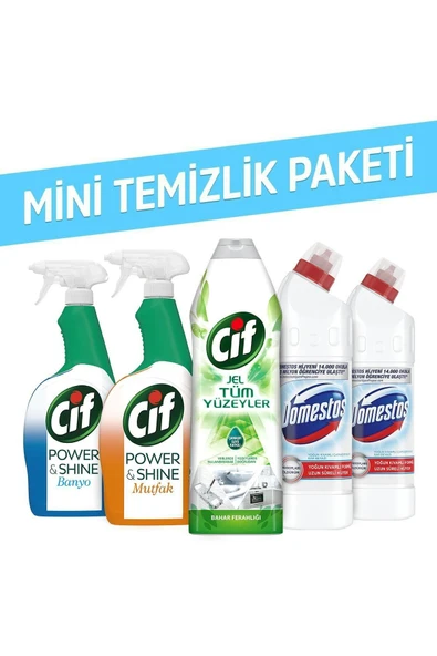 Cif + Domestos Temizlik Paketi