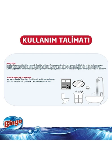 Oksijen Çamaşır Suyu 750 ml Ekonomi Paketi 6'lı Okaliptus - 6