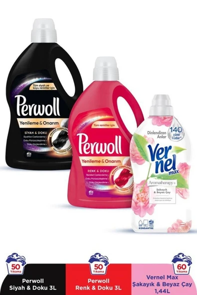 3L Siyah + 3L Renkli + Vernel Max 1,44Lt Şakayık - Resim 2