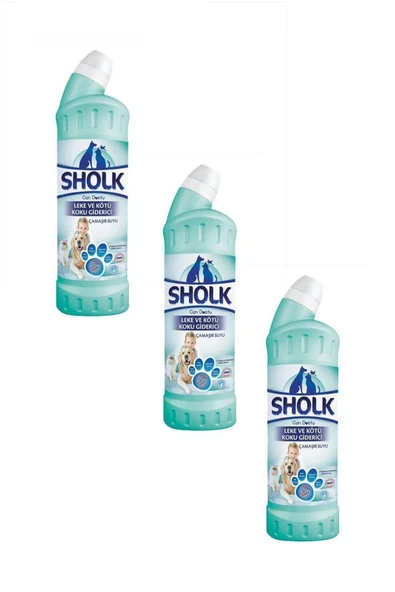 Evcil Hayvan Leke ve Koku Giderici Oksijenlı Çamaşır Suyu 750 ml 3 Adet