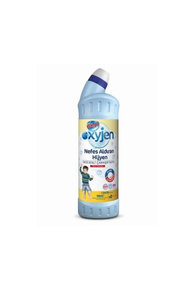 2'li Bingo Çamaşır Suyu Oxygen 750ml. Limon Kokulu EMH
