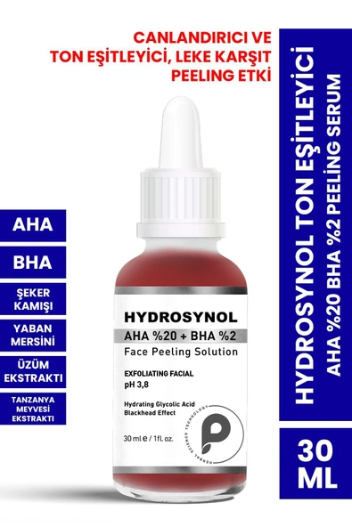 PROCSIN Hydrosynol Ton Eşitleyici %20 Aha %2 Bha Peeling Serum 30 ml