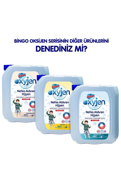 Oksijen Çamaşır Suyu 3,24 Lt Çam Kokulu 4'lü - 7