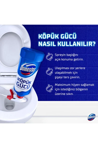 Köpük Gücü Köpük Çamaşır Suyu Beyaz Sabun 450 ml X3 - Resim 7
