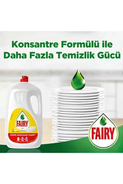 Sıvı Bulaşık Deterjanı Limonlu 2600 Ml 6 Adet - 4