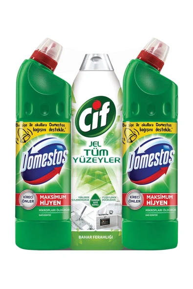Dağ Esintisi 2'li + Cif Tüm Yüzeyler İçin Jel 750 ml