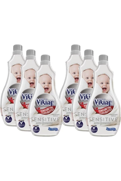 Konsantre Çamaşır Yumuşatıcı "sensitive" 1440 Ml. X 6 Adet