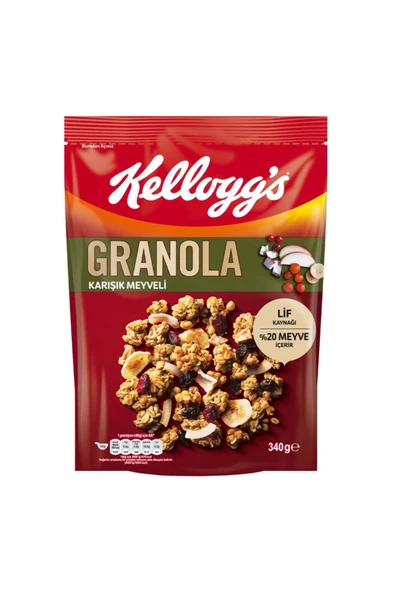 Çikolata Parçacıklı Ve Fındıklı Granola 250 gr X 6 Adet