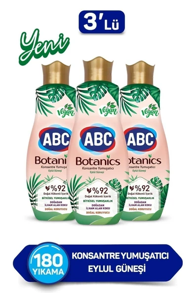 Konsantre Yumuşatıcı Botanıcs Eylül Güneşi 1440 Mlx3 Adet