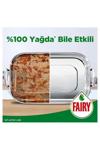 Fairy 5200 ml ( 2 X 2600 Ml) Limon Sıvı Bulaşık Deterjanı - Resim 3