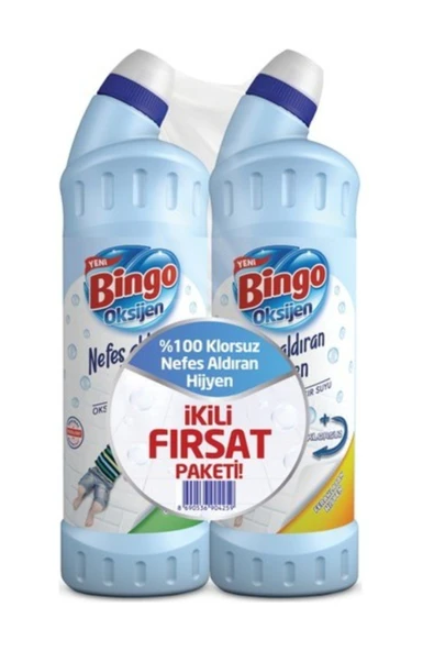 Oksijen Derinlemesine Hijyen Çamaşır Suyu 750 ml ve Ferahlatan Hijyen Yüzey Temizleyici 750 ml