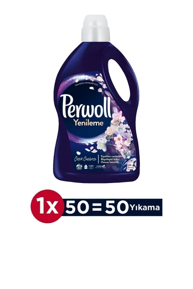 Sıvı Deterjan Çiçek Cazibesi Koyu Renkler 2.75L (50 Yıkama) – Koyu Renkler İçin Bakım Deterjanı