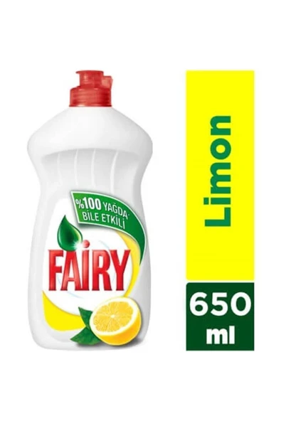 Fairy Sıvı Deterjan Limon 650 ml ürün görseli 1