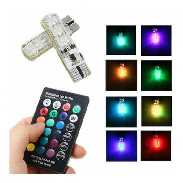 Lancia Delta Uzaktan Kumandalı 18 Led T10 Beyaz Renk 2 Adet